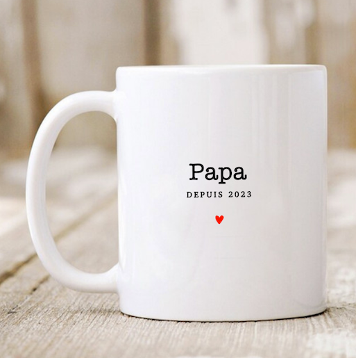 Mug avec couvercle personnalisé Modèle 2