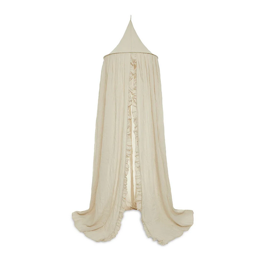 Ciel de lit ruffle nougat 245 cm